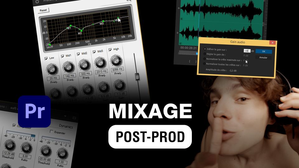 Mixage Rapide dans Premiere Pro